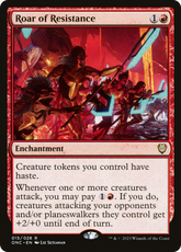 Rugido de Resistência / Roar of Resistance - Magic: The Gathering - MoxLand